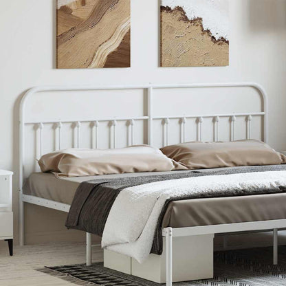 Headboard | White | Steel | 193 cm | Durable | Bed Headboard