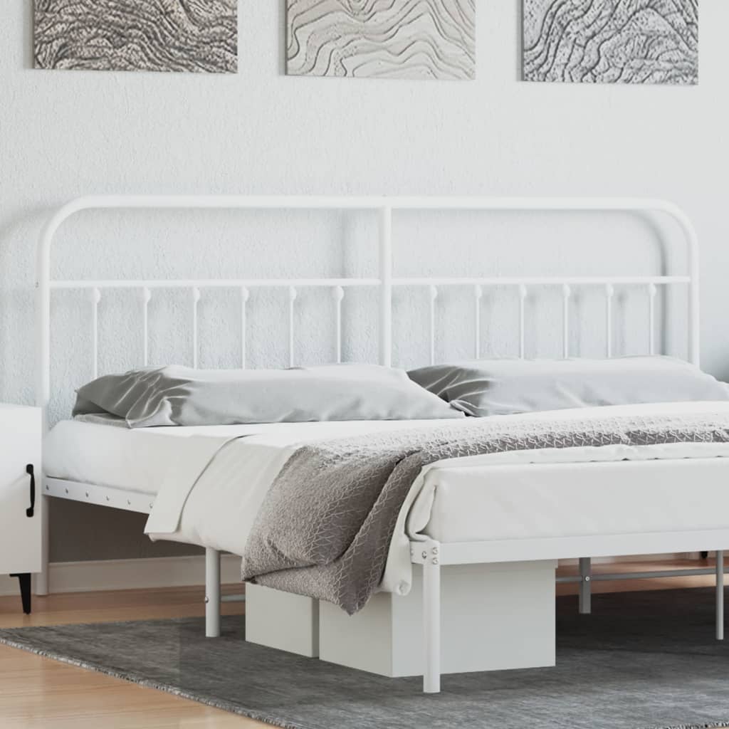 Metal Replace Headboard White 200 cm