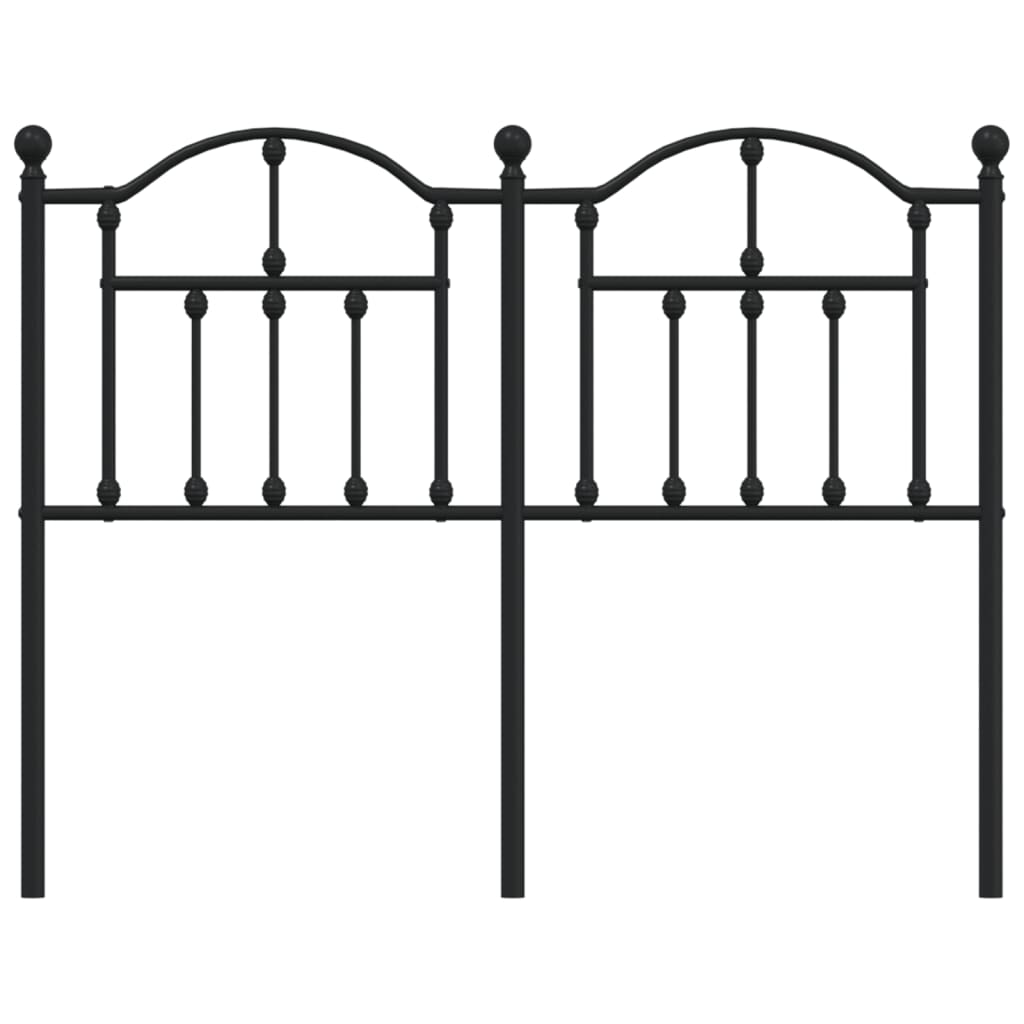 Headboard | Black | Steel | Durable | Headboard | Rectangular