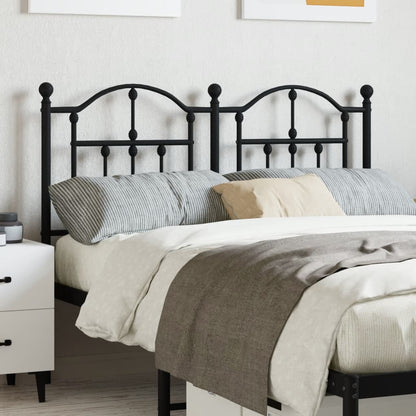 Headboard | Black | Steel | Durable | Headboard | Rectangular