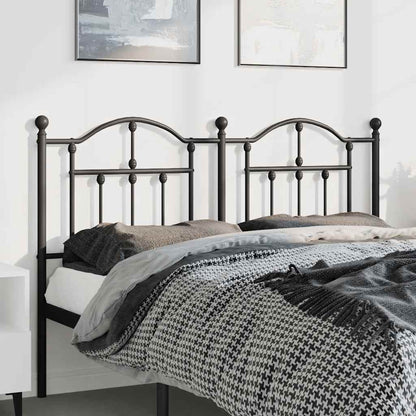 Headboard | Black | Steel | Double Bed | Durable | Black Headboard