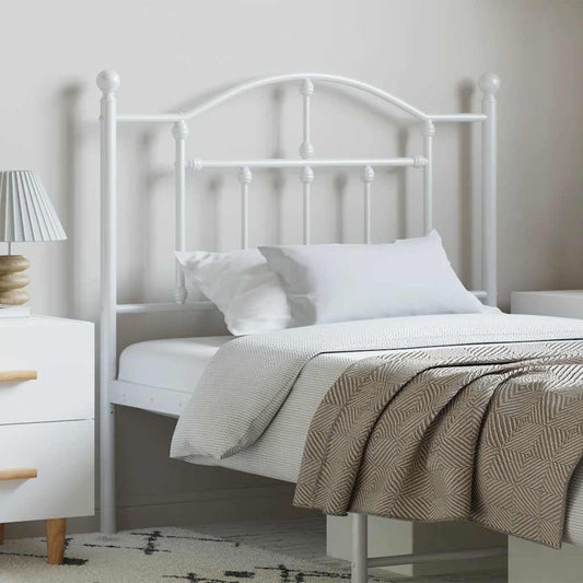 Metal Replace Headboard White 100 cm