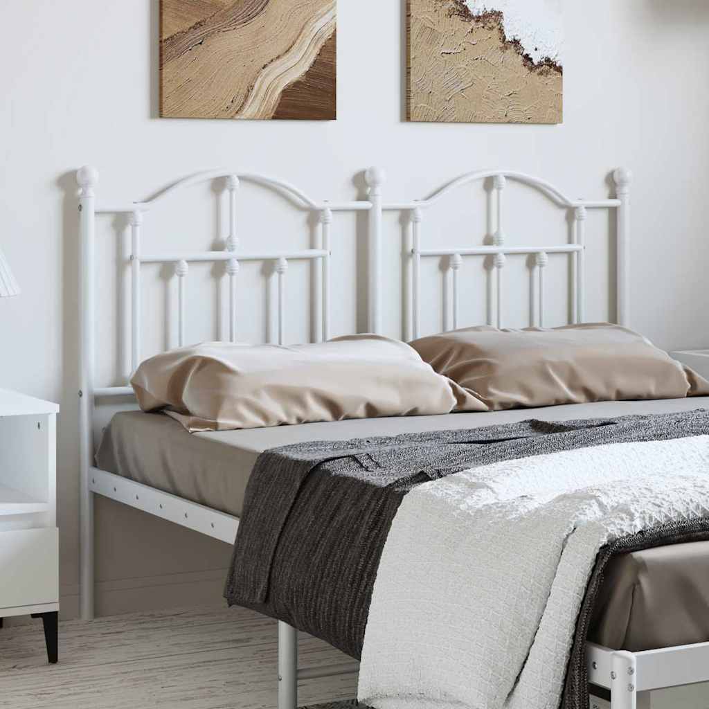 Metal Replace Headboard White 135 cm