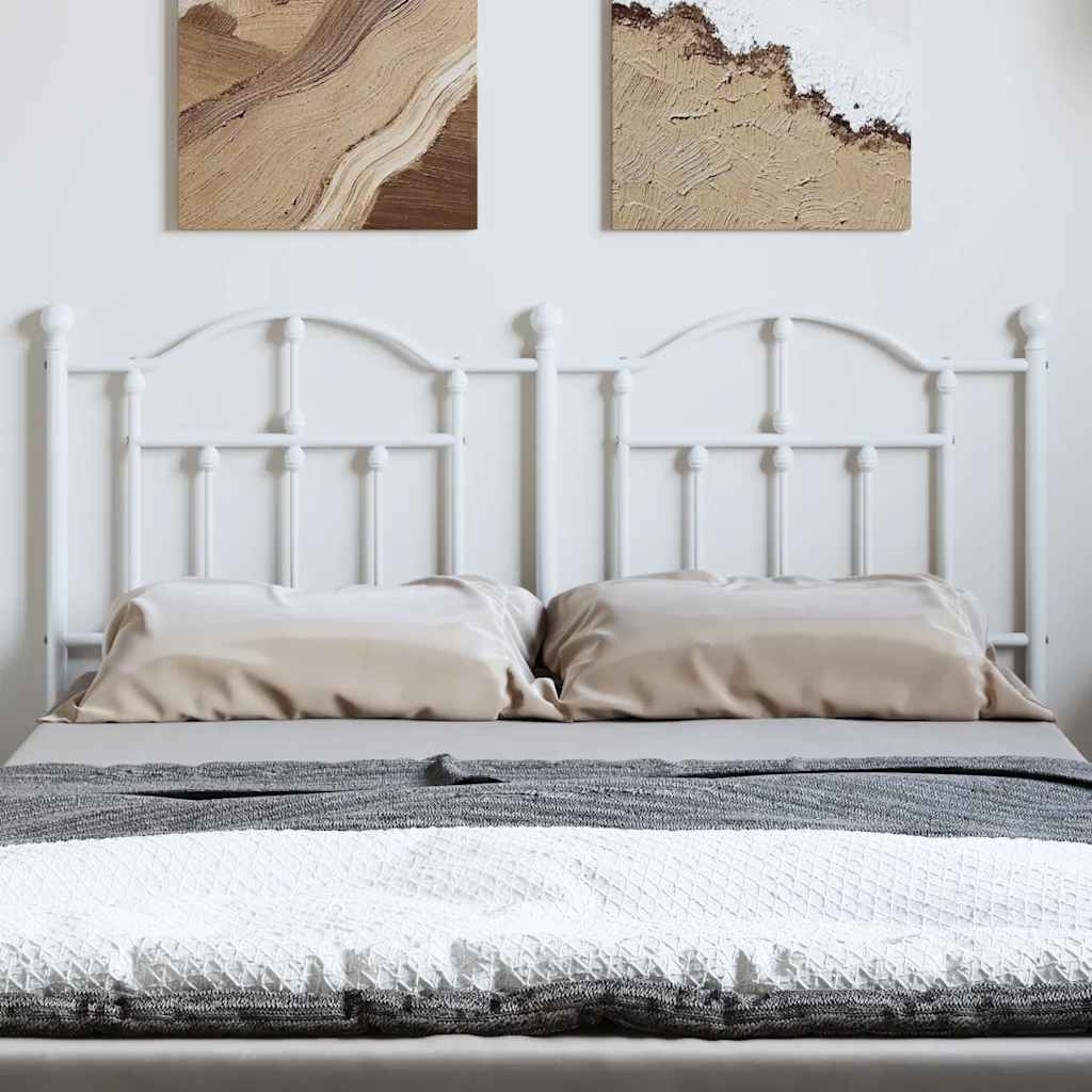Metal Replace Headboard White 150 cm