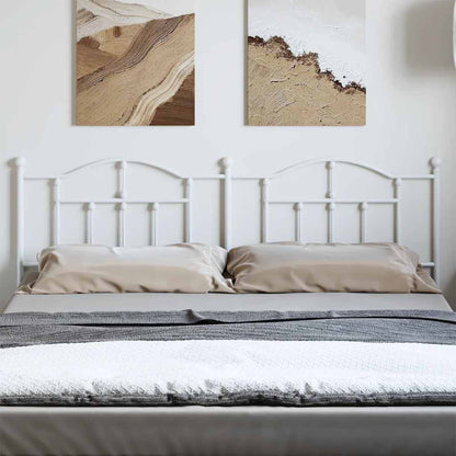 Headboard | White | Powder-Coated Steel | Double | Headboard
