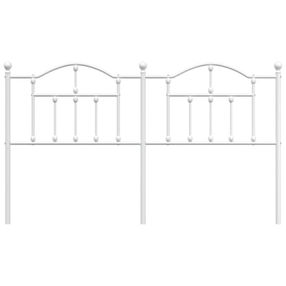Headboard | White | Powder-Coated Steel | Double | Headboard