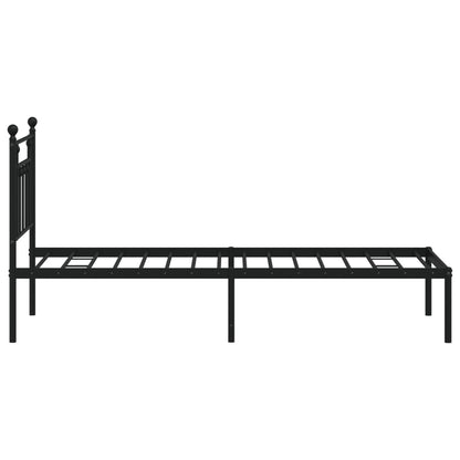Bed Frame | Black | Powder-Coated Steel | Small Single | Bed Frame