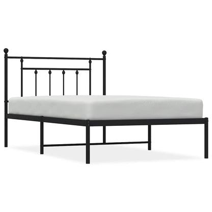 Bed Frame | Black | Steel | Single | Bed Frame | Rectangular | Industrial