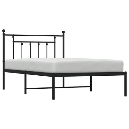 Bed Frame | Black | Steel | Single | Bed Frame | Rectangular | Industrial