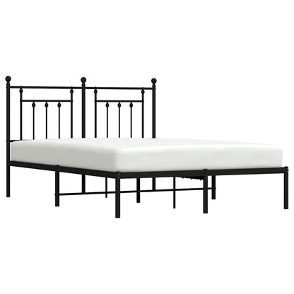 Bed Frame | Black | Steel | 140x200 cm | Bed Frame | Rectangular