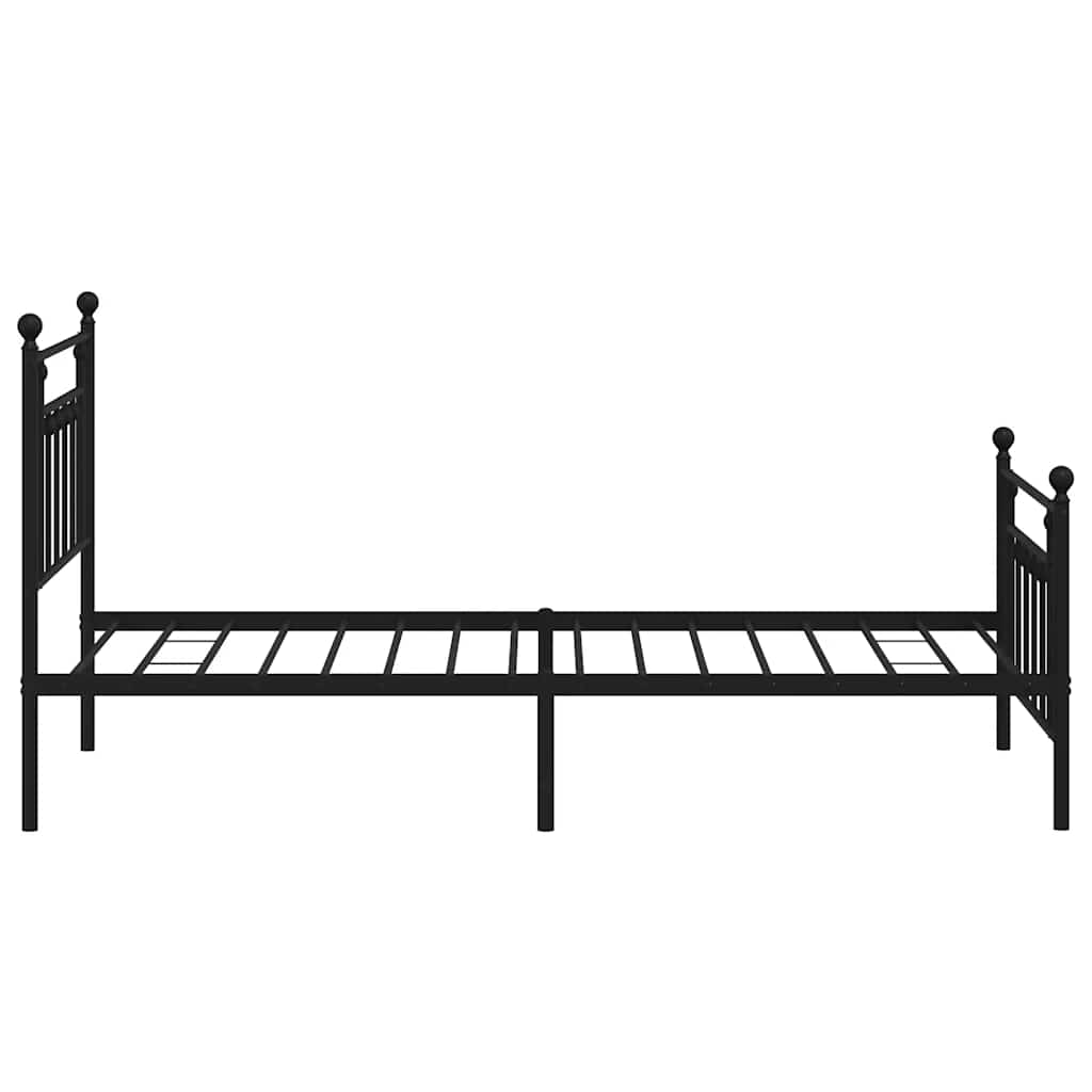 Bed Frame | Black | Powder-coated steel | Single | Industrial | Bed Frame