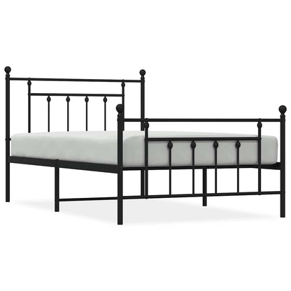 Bed Frame | Black | Steel | Single | Industrial | Bed Frame | Rectangular