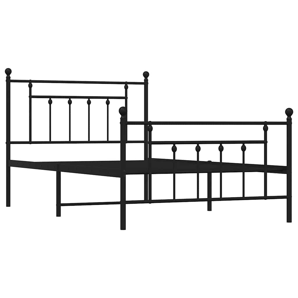 Bed Frame | Black | Steel | Single | Industrial | Bed Frame | Rectangular