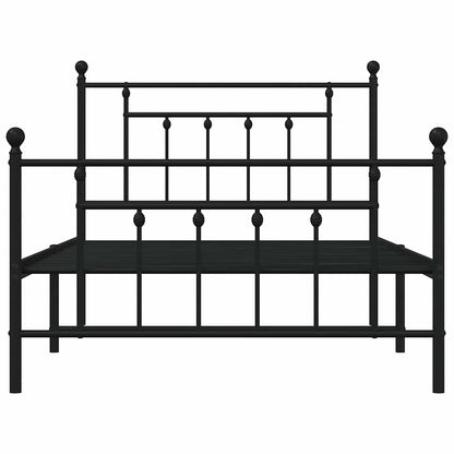 Bed Frame | Black | Steel | Single | Industrial | Bed Frame | Rectangular