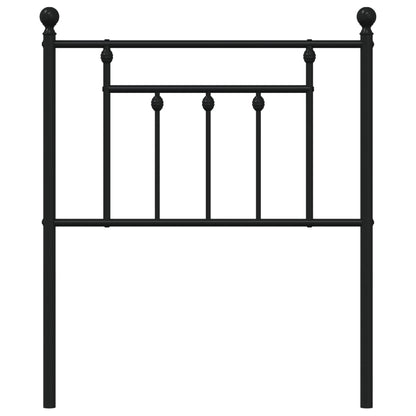 Metal Replace Headboard Black 75 cm