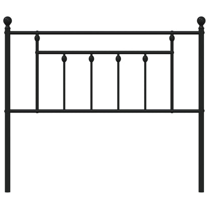 Metal Replace Headboard Black 107 cm