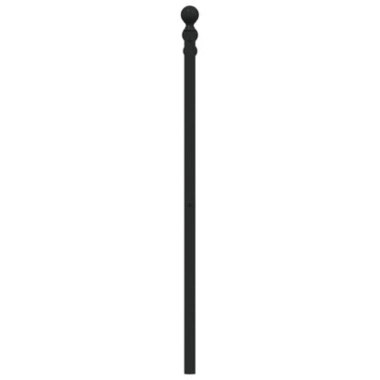 Metal Replace Headboard Black 107 cm