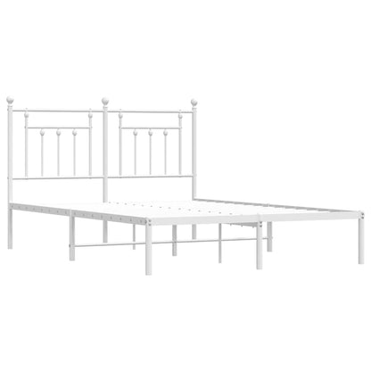 Bed Frame | White | Powder-coated steel | King Size | Bed Frame
