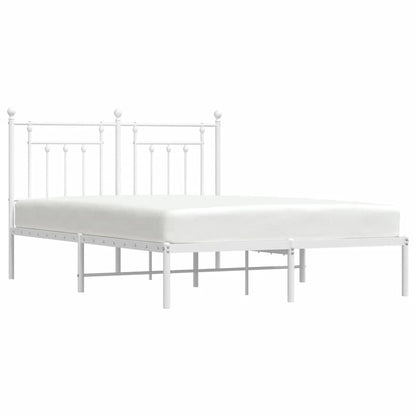 Bed Frame | White | Powder-coated steel | King Size | Bed Frame