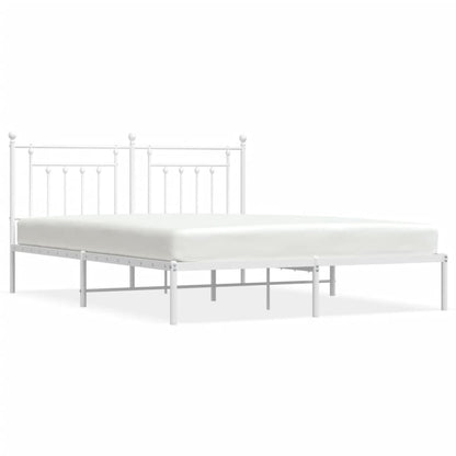 Bed Frame | White | Powder-coated steel | 160x200 cm | Bed Frame