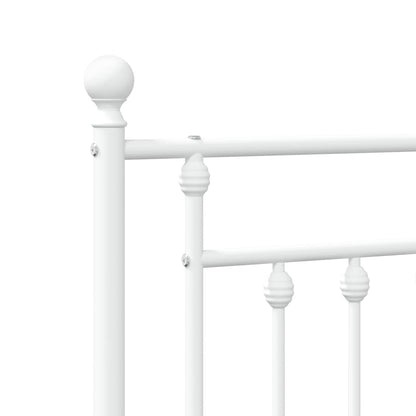 Metal Replace Headboard White 150 cm