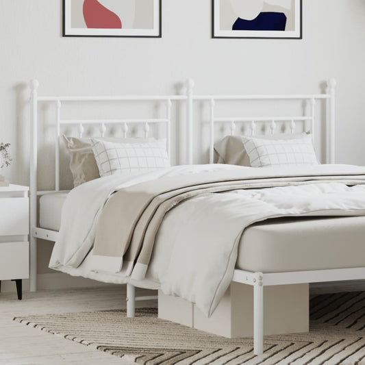 Metal Replace Headboard White 160 cm