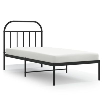 Bed Frame | Black | Powder-coated Steel | Single | Bed Frame