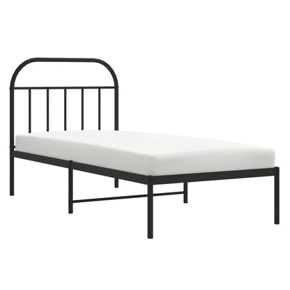 Bed Frame | Black | Powder-coated Steel | Single | Bed Frame