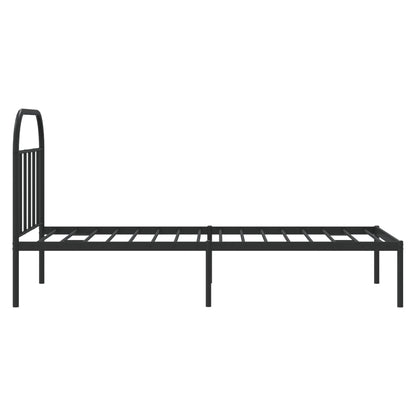 Bed Frame | Black | Powder-coated Steel | Single | Bed Frame