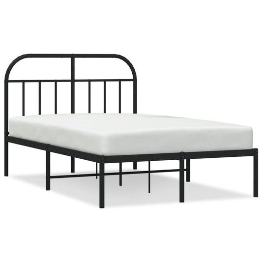 Bed Frame | Black | Steel | Small Double | Bed Frame | Rectangular