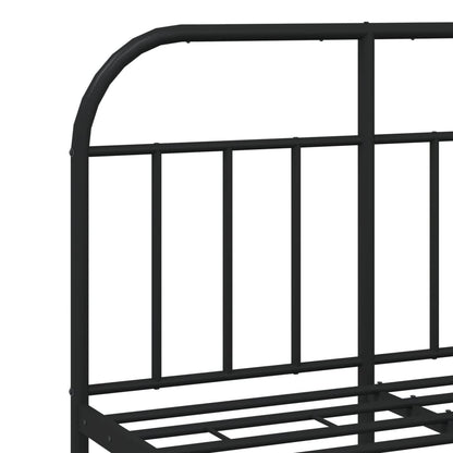 Bed Frame | Black | Steel | Small Double | Bed Frame | Rectangular