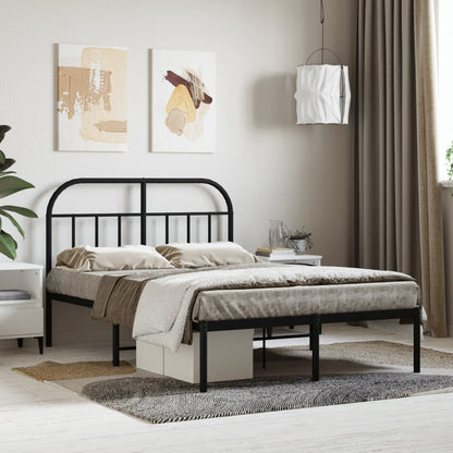 Bed Frame | Black | Steel | Small Double | Bed Frame | Rectangular