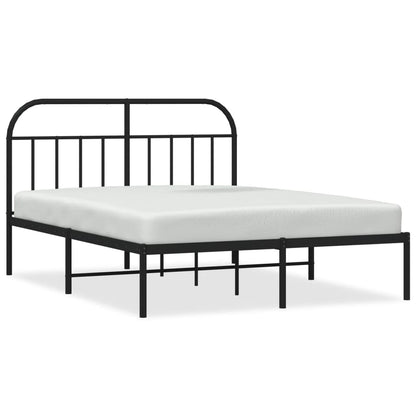 Bed Frame | Black | Powder-coated steel | Double | Bed Frame