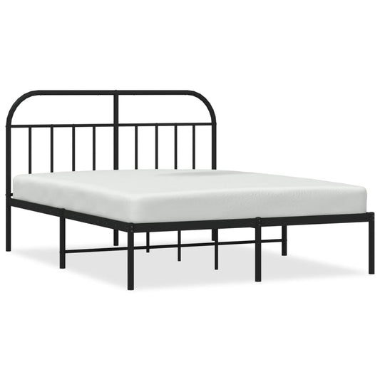 Bed Frame | Black | Powder-coated steel | Double | Bed Frame