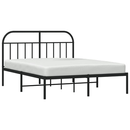 Bed Frame | Black | Powder-coated steel | Double | Bed Frame