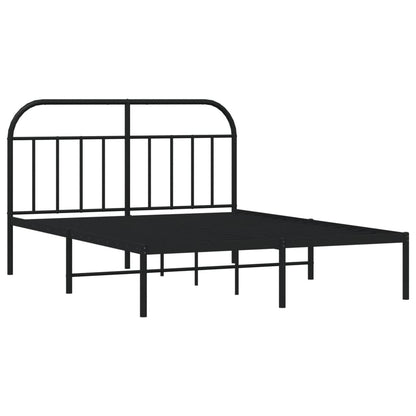 Bed Frame | Black | Powder-Coated Steel | 140 x 200 cm | Bed Frame