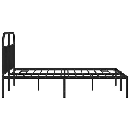 Bed Frame | Black | Powder-Coated Steel | Double | Bed Frame