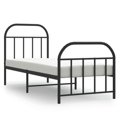 Bed Frame | Black | Powder-coated Steel | Small Single | Bed Frame