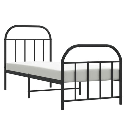Bed Frame | Black | Powder-coated Steel | Small Single | Bed Frame