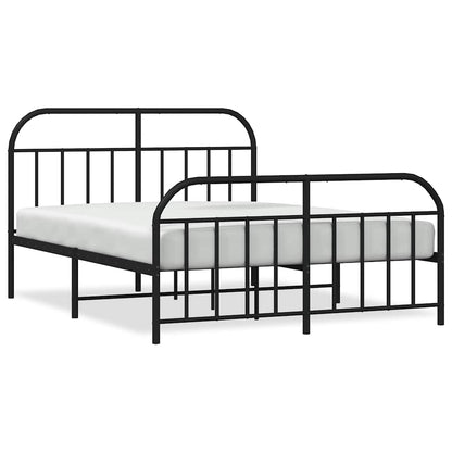 Bed Frame | Black | Powder-Coated Steel | 160 x 200 cm | Bed Frame