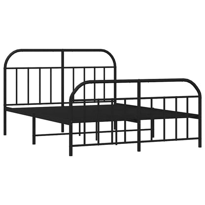 Bed Frame | Black | Powder-Coated Steel | 160 x 200 cm | Bed Frame