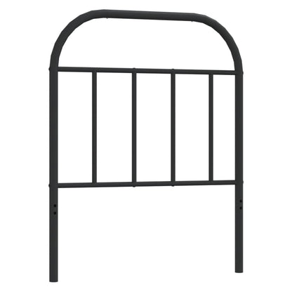 Headboard | Black | Steel | 75 cm Width | Durable | Headboard