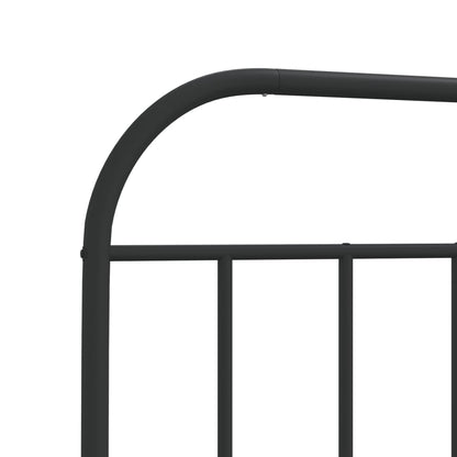 Headboard | Black | Steel | 75 cm Width | Durable | Headboard