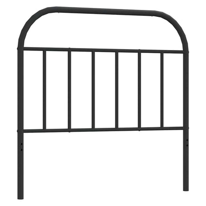 Metal Replace Headboard Black 100 cm