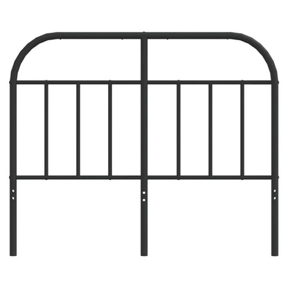 Headboard | Black | Powder-Coated Steel | 120 cm wide | Stylish Look