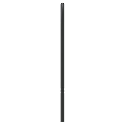 Headboard | Black | Powder-Coated Steel | 120 cm wide | Stylish Look