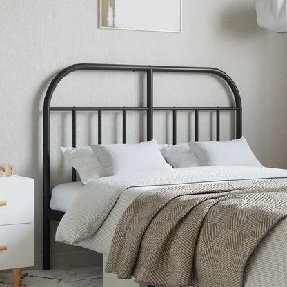 Headboard | Black | Powder-Coated Steel | 120 cm wide | Stylish Look