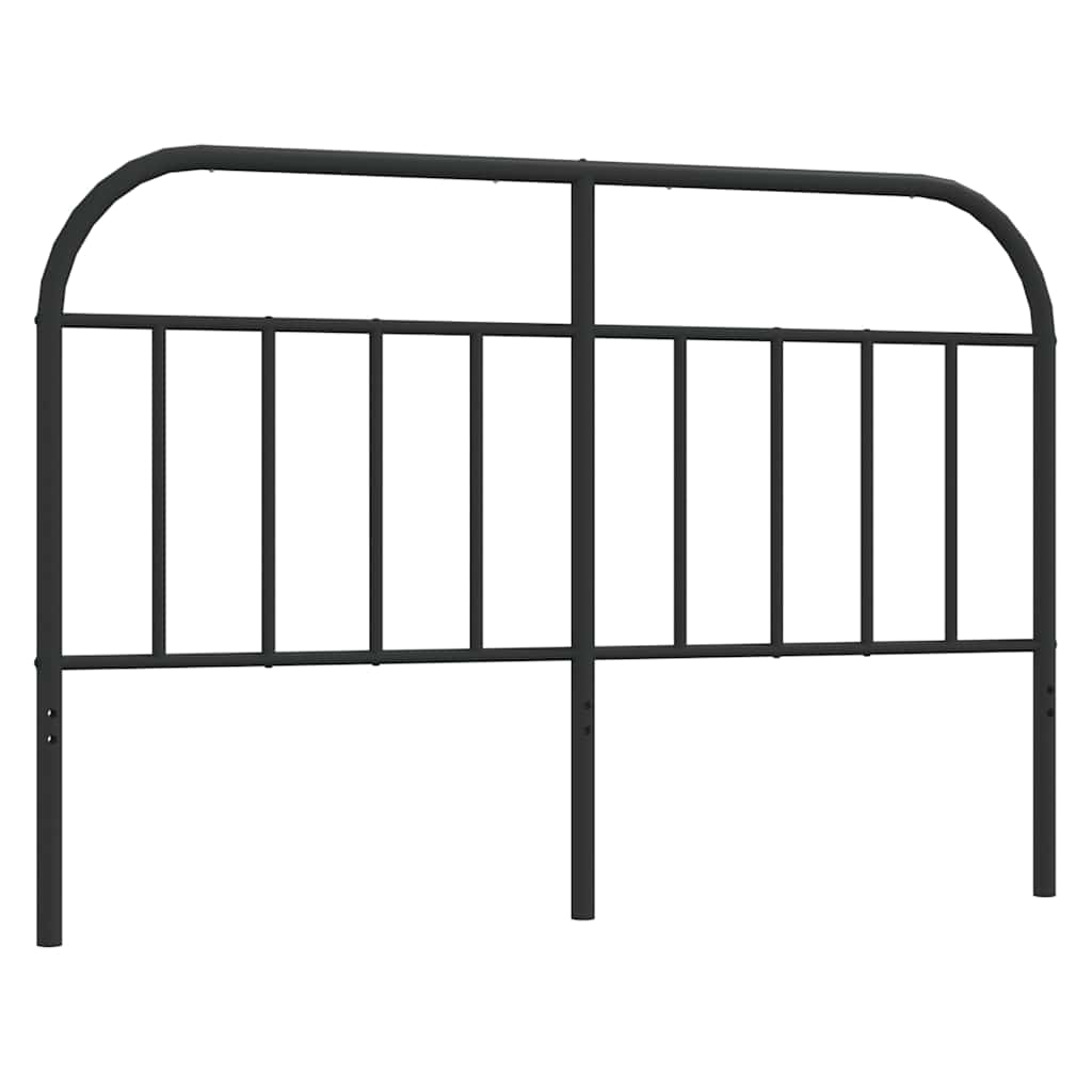 Headboard | Black | Steel | 140 cm | Tough | Headboard | Rectangular