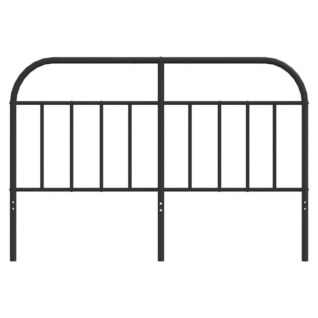 Headboard | Black | Steel | 140 cm | Tough | Headboard | Rectangular