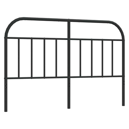 Metal Replace Headboard Black 150 cm